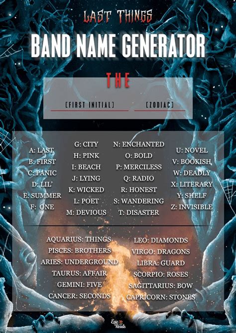 Rock Band Name Generator (2024) .